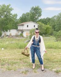 Thursday Fashion Files Link Up #315 – Dressing Up Denim Overalls