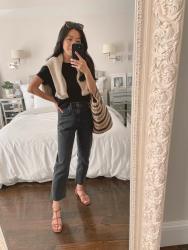 How to Style Straight Leg Jeans + a Tee
