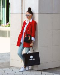 RED  Vintage Jacket