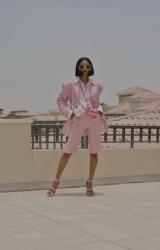 How To Style A Pink Short Suit For Summer