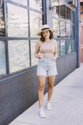 My Obsession With The Madewell Momjean Shorts