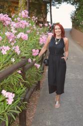 A Beach Jumpsuit Styled For Evening + Style With a Smile Link Up