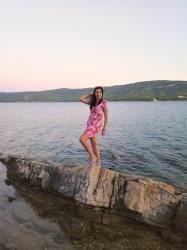 SUNSET IN VRBOSKA, STROLLING BEACH SOLINE