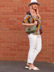 Ditching White Skinny Jeans For White Straight Leg Jeans