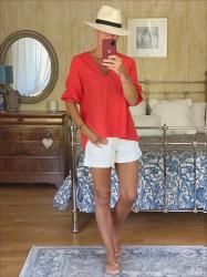 WIW - How To Style White Denim Shorts