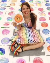 Dot Day Art Lesson: Printing! 