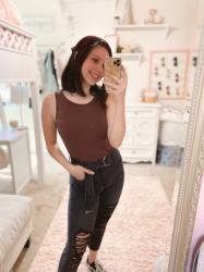 Brown Tank Outfit
