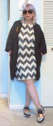 Lace Zigzag Dress Flashback; Betty-Day Adventure