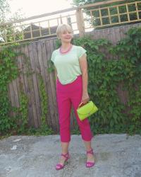Pink and Green, Returning to the Office and Link-Up 