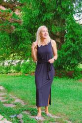 6 Ways to Style a Black Midi Dress This Fall