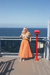 What to Wear on a Cruise: OTT Pleats and Vintage Ruffles