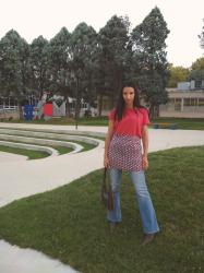 STYLING A SUMMER DRESS WITH JEANS