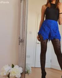Calzedonia Sheer Tights with Flock Print