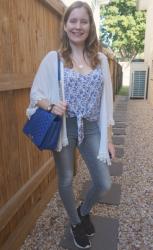Camis, Skinny Jeans and Rebecca Minkoff Jumbo Love Bag | Weekday Wear Link Up