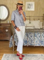 WIW - How To Style White Boyfriend Jeans