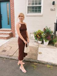 Styling a Knit Midi Dress for Date Night