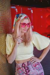 A Whole Lotta Seventies Styling in a Bold Summer Outfit