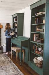 tips and tricks for styling bookshelves.
