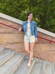 Transitioning My Favorite Summer Romper to Fall