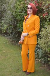 Marigold Trouser Suit and Vintage Shirt + Style With a Smile Link Up