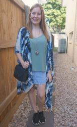 Kimonos, Camis and Denim With Love Too Bag: Weekday Wear Link Up
