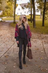 5 Outfits Wearing Faux Leather Leggings