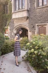 Blue Plaid Dress 