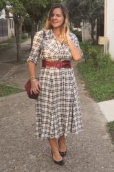 Combo d'Automne: carreaux et robe chemise