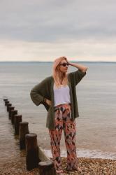 Moody Beach Shots With Slouchy, Autumnal Styling