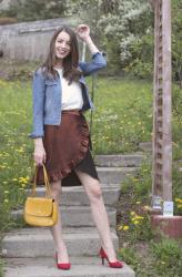 How To Wear a Metallic -Wera Vang skirt