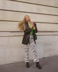 Tendance : le blazer en simili cuir