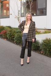 Fall Style: Faux Leather Pants