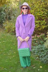Lavender and Emerald Green + Style With a Smile Link Up