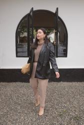 Leather Blazer Trend for Fall