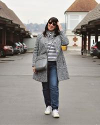 Grey Coat From Bonmarche - #Chicandstylish #LINKUP