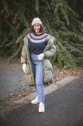 Fair isle fun with Brora’s lambswool jumper