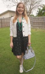 Neutral Dresses, Colourful Beaded Necklaces and Chloe Paraty Bag: Weekday Wear Link Up