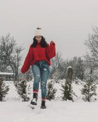 Duży oversizowy wełniany golf damski. Must have na zimę 2021/2022