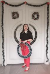 3 Ways to Wear Red Pants This Holiday Season