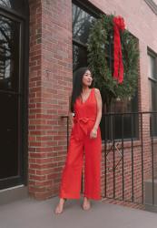 Jumpsuit under $50 (4 colors) + sale boot finds