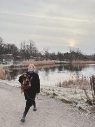 Hela förra helgen - vinterlandskap, kompisar och ett guldägg