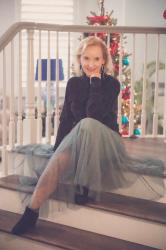 How to Style a Tulle Maxi Skirt