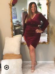 Velvet Body Con Dress