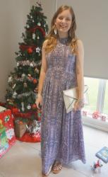 What I Wore For Christmas: Maxi Dresses and Leo Envelope Clutch | Weekday Wear Link Up