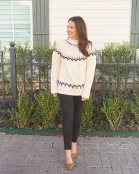 Ivory Fair Isle Sweater