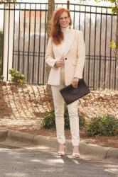 A Tailored Look in Winter White- For Less