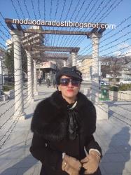 ALL BLACK WINTER OUTFIT (SPANISH SQUARE, MOSTAR, BIH)