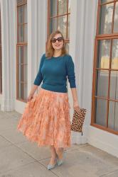 Rose Gold Eyelash Skirt