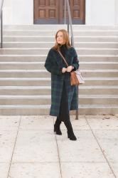 Add A Plaid Coat To Your Winter Wear