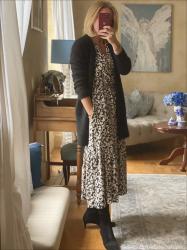 WIW - How To Layer A Midi Dress